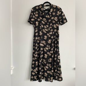 Vintage Norton McNaughton Button Up maxi Dress